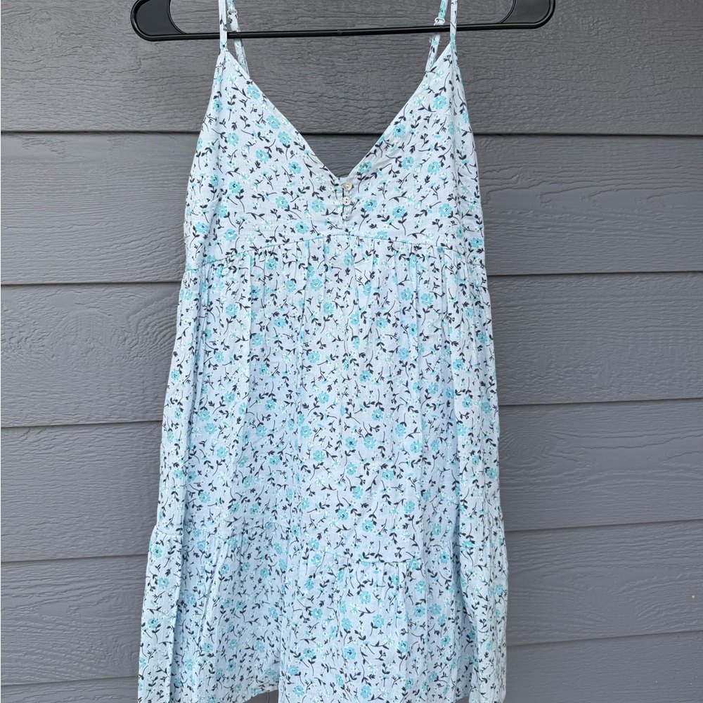 Light Blue Floral Dress
